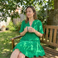 🔥🌈2026 Summer Hot Sale 49% OFF🌈Women's V Neck Ruffle Casual A-Line Flowy Swing Shift Dress