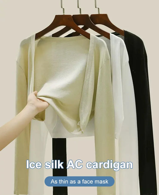 Ice Silk kardigán légkondicionáló ing