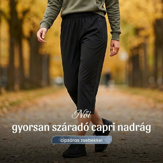 🔥Női Casual Gyorsszáradó Stretch Capri Nadrág🔥