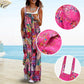 🏖️Summer Hot Sale 50% OFF!🌼Women's Summer Bohemian Wide Leg Jumpsuit with Pockets