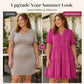 🔥🌈2026 Summer Hot Sale 49% OFF🌈Women's V Neck Ruffle Casual A-Line Flowy Swing Shift Dress