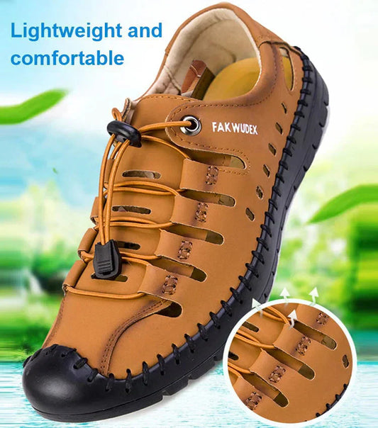 Pilot Toe üreges bőr szandál👞