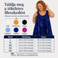 👗 Női ujjatlan, kerek nyakú, nyomott mintás ruha