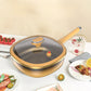 🍳12 hüvelykes titánötvözetből készült tapadásmentes edény fedéllel