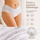【4 db】Női Csipkés Bugyi Szett – Puha, Kényelmes, Virágmintás Fehérnemű | S-3XL | 🎁 + 2 db Hajgumi Ingyen