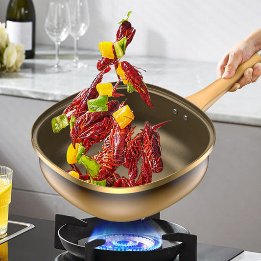 🍳12 hüvelykes titánötvözetből készült tapadásmentes edény fedéllel
