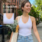 Women's Ribbed V-Neck Tank Top