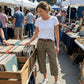 Laza, hétköznapi cargo capri nadrág