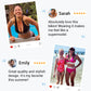 ⛱️ S-4XL 🌺 Magas Derekú Hasformáló Színblokk Bikini Szettek 🌈👙