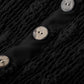 💃Női pánt nélküli Frill Trim Shirred Tie Front széles lábú cső Romper