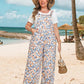 🏖️Summer Hot Sale 50% OFF!🌼Women's Summer Bohemian Wide Leg Jumpsuit with Pockets