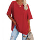 🌷2026 Akció -49%🌷Női nyári félujjas laza pamut tunika póló