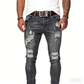 👖 Férfi stílusos, szakadt skinny farmer ✨