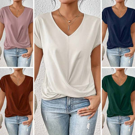 【S-2XL】Elegáns alkalmi rövid ujjú ing