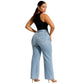 Women’s Vintage High Waist Straight Leg Jeans🔥