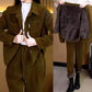 [ideal gift] Women’s Winter Vintage Suit Jacket & Pants