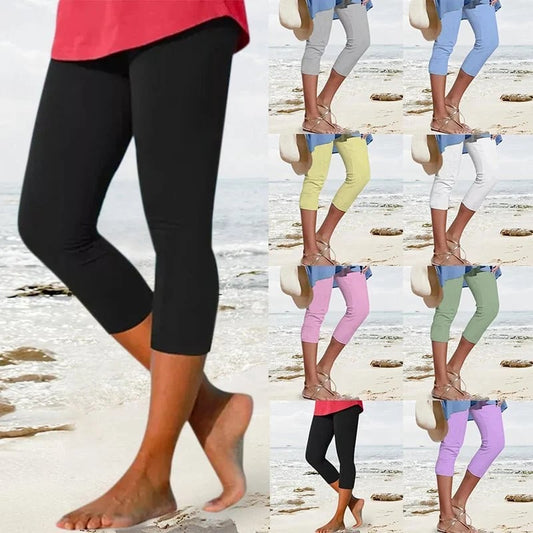 Női egyszínű alkalmi leggings