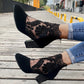 Női nyári elegáns csipke magas sarkú cipő👠