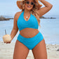 🔥👙Tummy Control fürdőruhák Szerény, magas derekú bikini szettek
