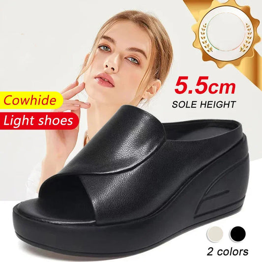 👠Szandál ferde sarokkal Emelés 5,5 CM