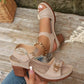 👡Nyári női Chunky Magassarkú szandálok