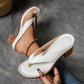Női nyári Chunky Heel Flip Flopok