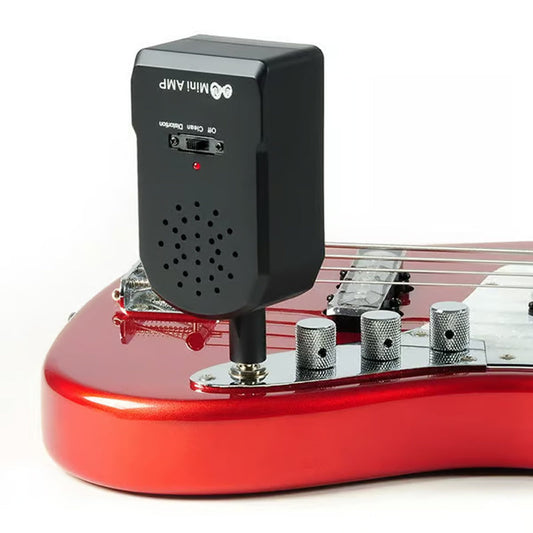 🎸Mini hordozható elektromos gitár erősítő készlet