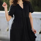 🔥🌈2026 Summer Hot Sale 49% OFF🌈Women's V Neck Ruffle Casual A-Line Flowy Swing Shift Dress