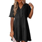 🔥🌈2026 Summer Hot Sale 49% OFF🌈Women's V Neck Ruffle Casual A-Line Flowy Swing Shift Dress