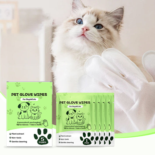 🎉 Last Day Promotion-75% OFF 🫧Gentle Pet Cleaning No-Rinse Gloves