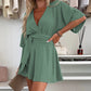Női elegáns rövid ujjú short jumpsuit