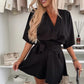 Női elegáns rövid ujjú short jumpsuit