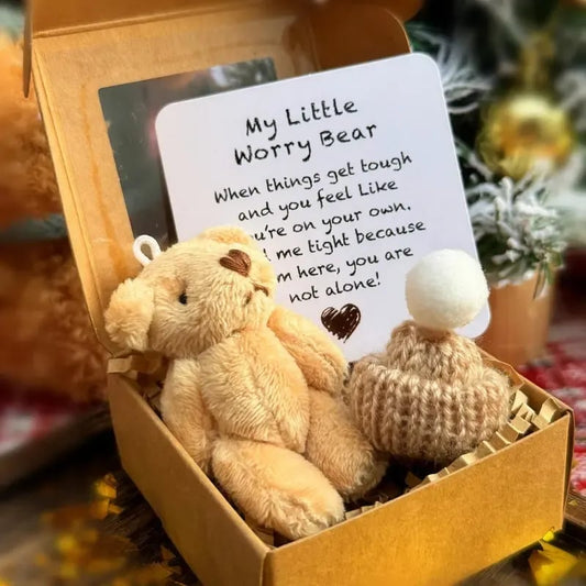 💖Vásároljon 1et, kapjon 1et ingyen💖Kézzel készített mini plüss mackó a dobozban🎁