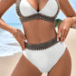 【S-XL】👙V nyakú szexi női nyaralás fürdőruha