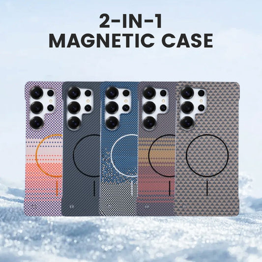 Mágneses védőtok, amely a Galaxy S23/S24/S25 modellekhez használható.