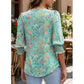 🌸 Ez az ujjhossz nem véletlen – 3/4 ujjú mintás blúz smockos mandzsettával | S-3XL | 6 mintában