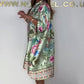 🌸【S-3XL】👗Nyomtatott szatén ruha🥰