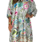 🌸【S-3XL】👗Nyomtatott szatén ruha🥰