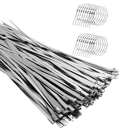 Heavy-Duty Self-Locking Stainless Steel Cable Ties