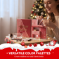 🎄💄 Átfogó kollekció, amely 40 árnyalatú szemhéjpúder palettát és különféle kozmetikumokat tartalmaz 🎁