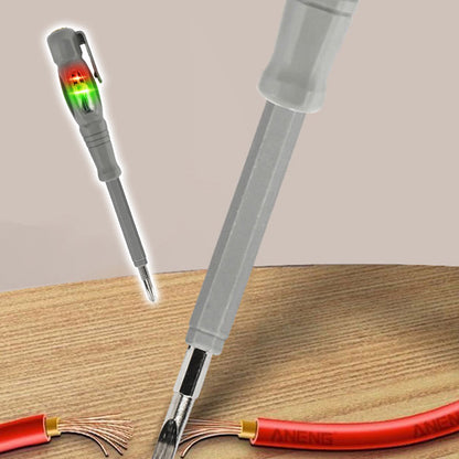 ⚡ 1+1 INGYEN! ✨ CSavarhúzó feszültségmérő – kettős funkciójú, LED-kijelzővel, biztonságosan érzékeli az áram alatt álló vezetékeket, zseb méretű, villanyszerelők és barkácsolók számára 🔧💡