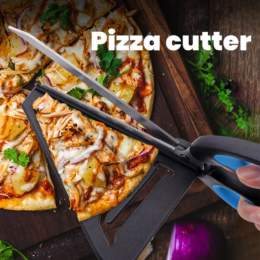 🍕3 az 1-ben rozsdamentes acél pizzaolló