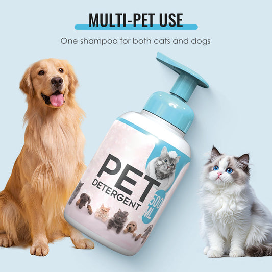🐾Vízmentes tisztító sampon kutyák és macskák számára🐶🐱