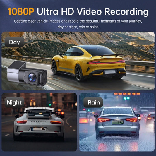 📷1080P HD fedélzeti kamera Wi-Fi-vel és éjjeli látás funkcióval🚗