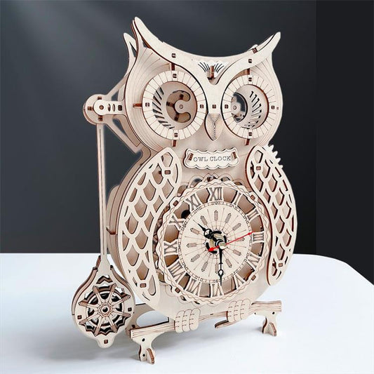 🦉Szuper fa mechanikus modell puzzle készlet🕐