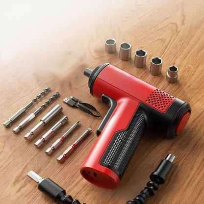 🔩3.6 V-os akkus csavarhúzó készlet 30 darab bitekkel