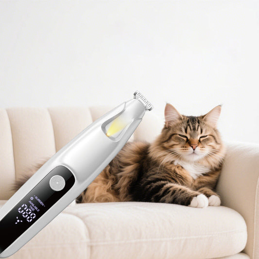 🐱Precíziós állatmancs-nyíró LED-es világítással