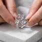 💍S925 sterling ezüst kelta csomós nyitott gyűrű
