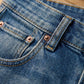 👖 Női vintage magas derekú, széles szárú farmer
