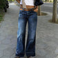 ✨🔥Női retro flare farmer zsebekkel👖